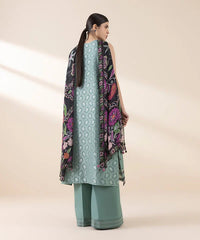3 Piece - Embroidered Jacquard Suit