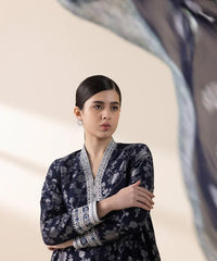 3 Piece - Embroidered Jacquard Suit