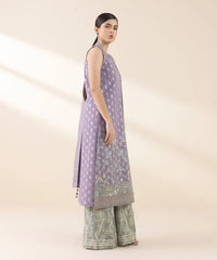 3 Piece - Embroidered Jacquard Suit