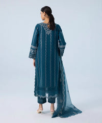 3 Piece - Embroidered Dobby Suit