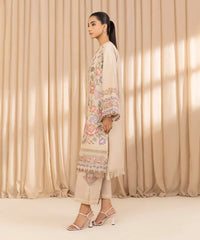 3 Piece - Embroidered Dobby Suit