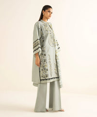 3 Piece - Embroidered Light Khaddar Suit