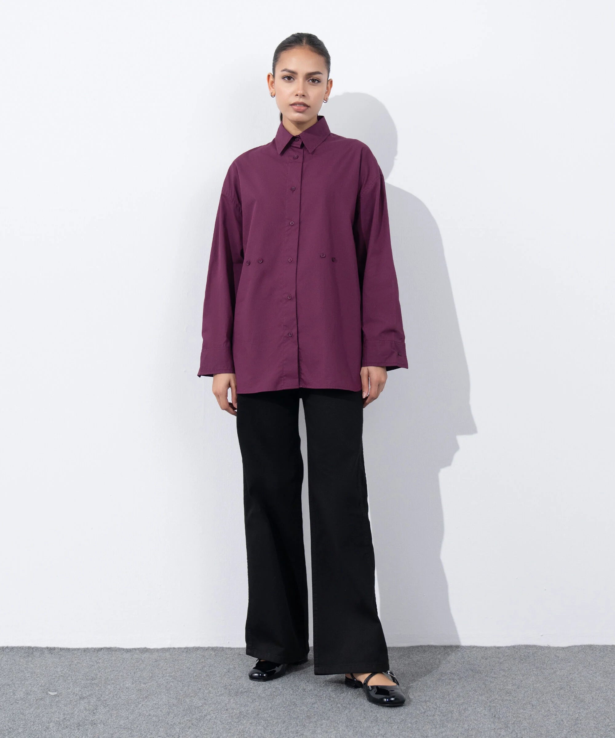 Cinched Waist Shirt