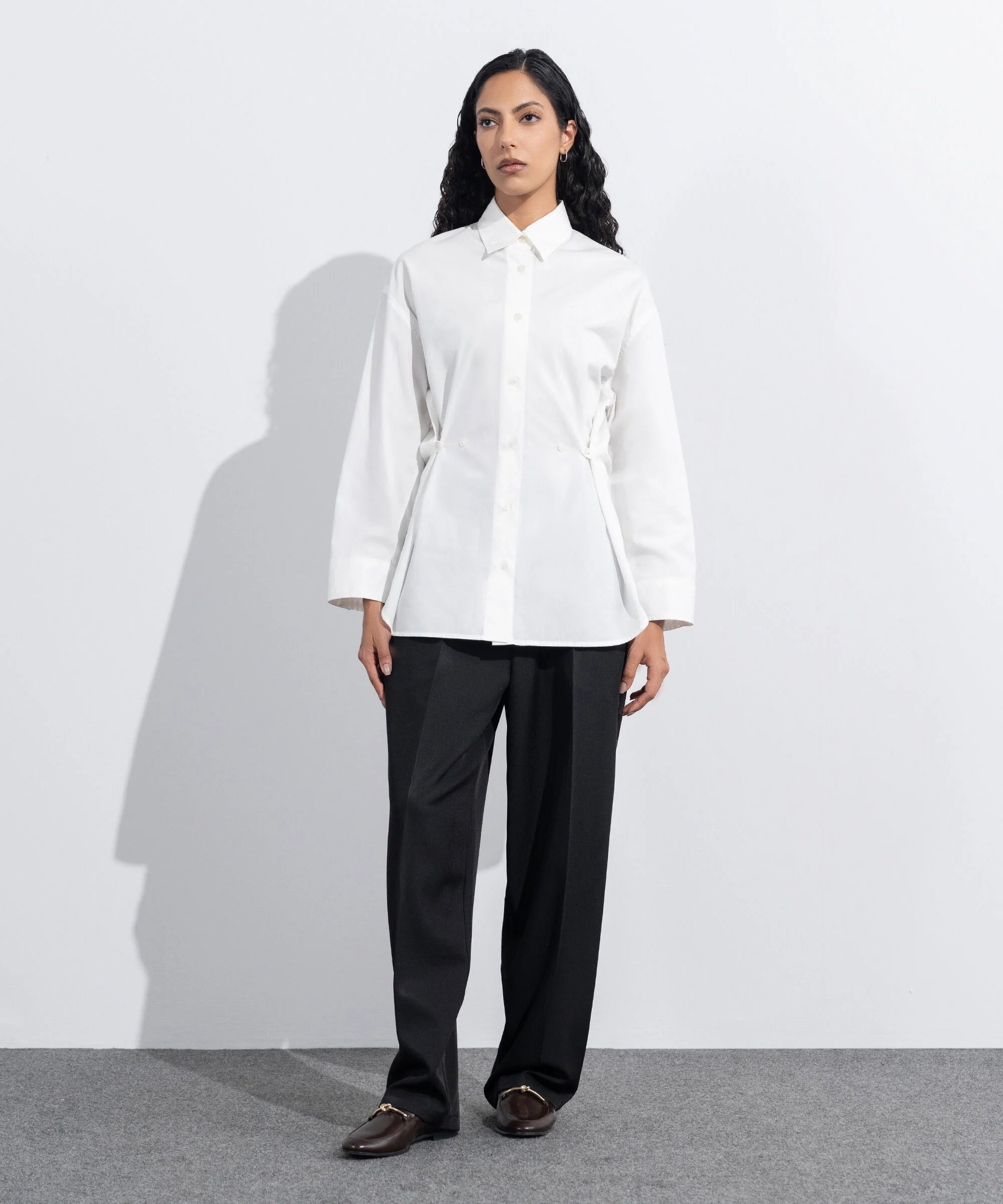 Cinched Waist Shirt