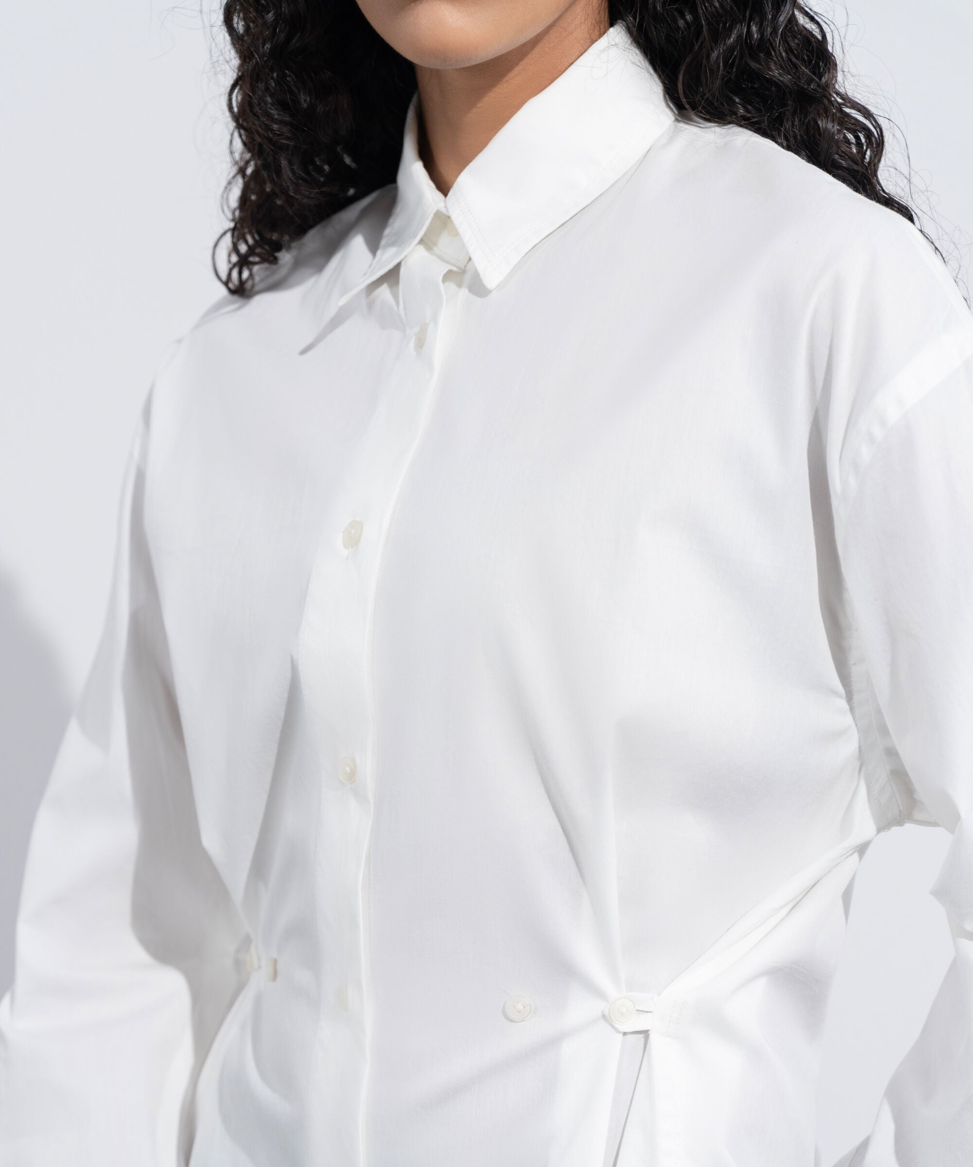 Cinched Waist Shirt