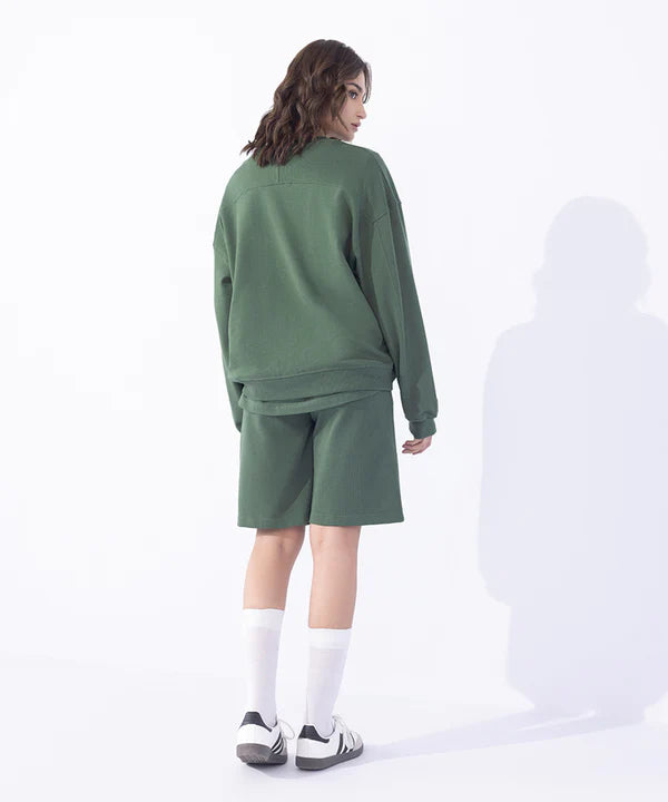 Unisex Sweatshirt With Rubber Tag