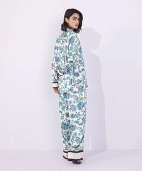Printed Satin Shirt